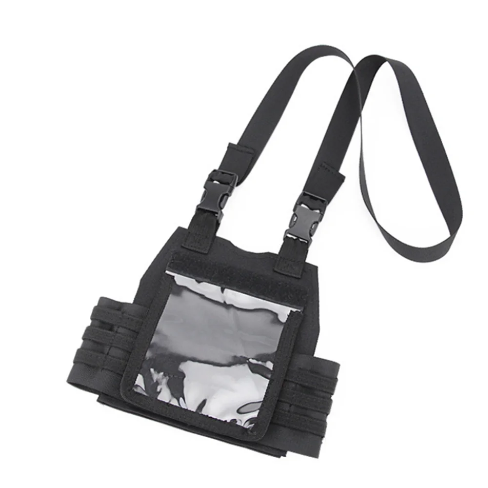 Fan Chest Molle Wallet EDC Pouch Passport Holder Tactical ID Card Holder