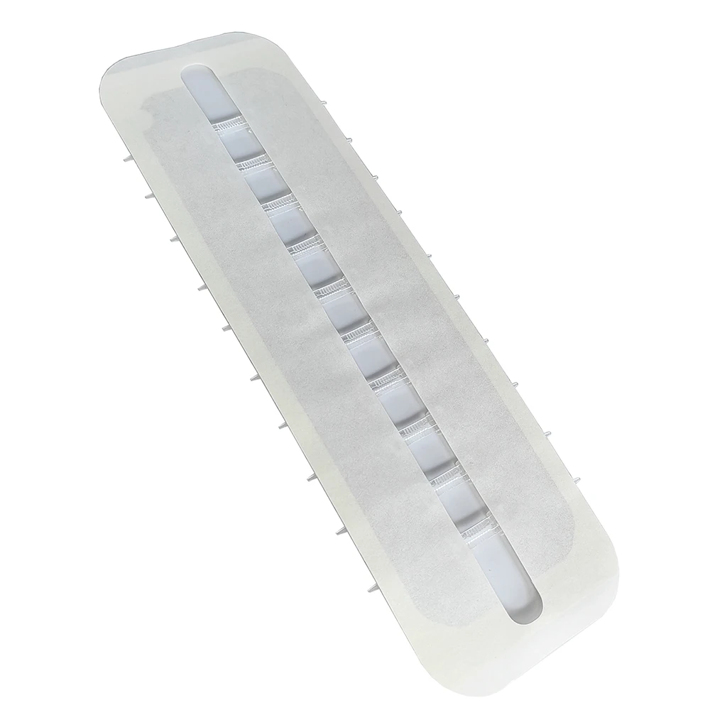 BLUENJOY Zip Stitch Sutures Waterproof Wound Closure Strips Device Suture-Free Patch Zipper Pu Film Wound Closure Device