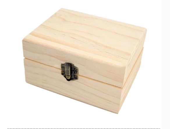In Stock Handmade Solid Wooden Essential Oil Box 12 Grid Custom Wooden Box