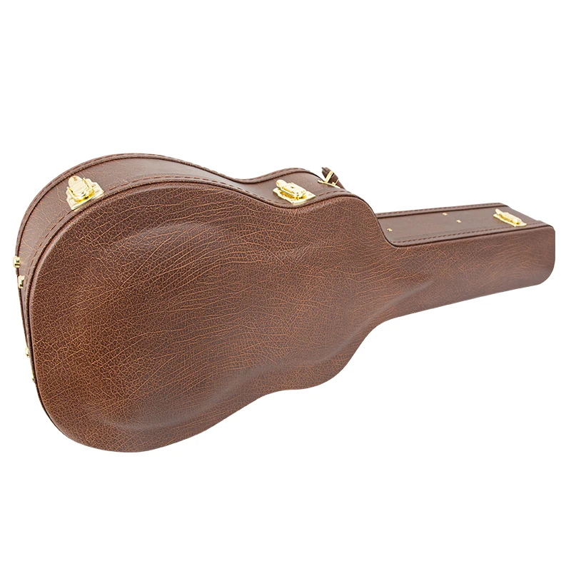 39/41 Inch Wooden Guitar Case molded hard case Acoustic Classical Bass E-guitar Guitar  bags&cases