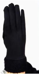 Winter Soft Warm Men and Women Suede Gloves Full Finger  Outdoor  Protective Gloves