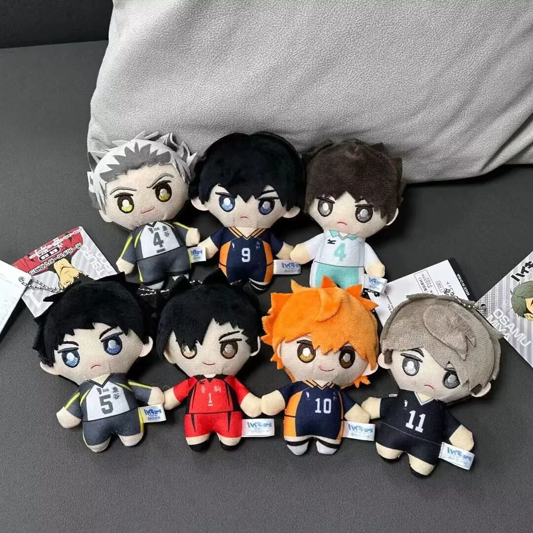 2024 новые мини плюшевые игрушки аниме 10 см мягкий хлопок Tobio Kageyama Shoyo Hinata Kuroo Tetsurou мягкие игрушки кулон детский подарок