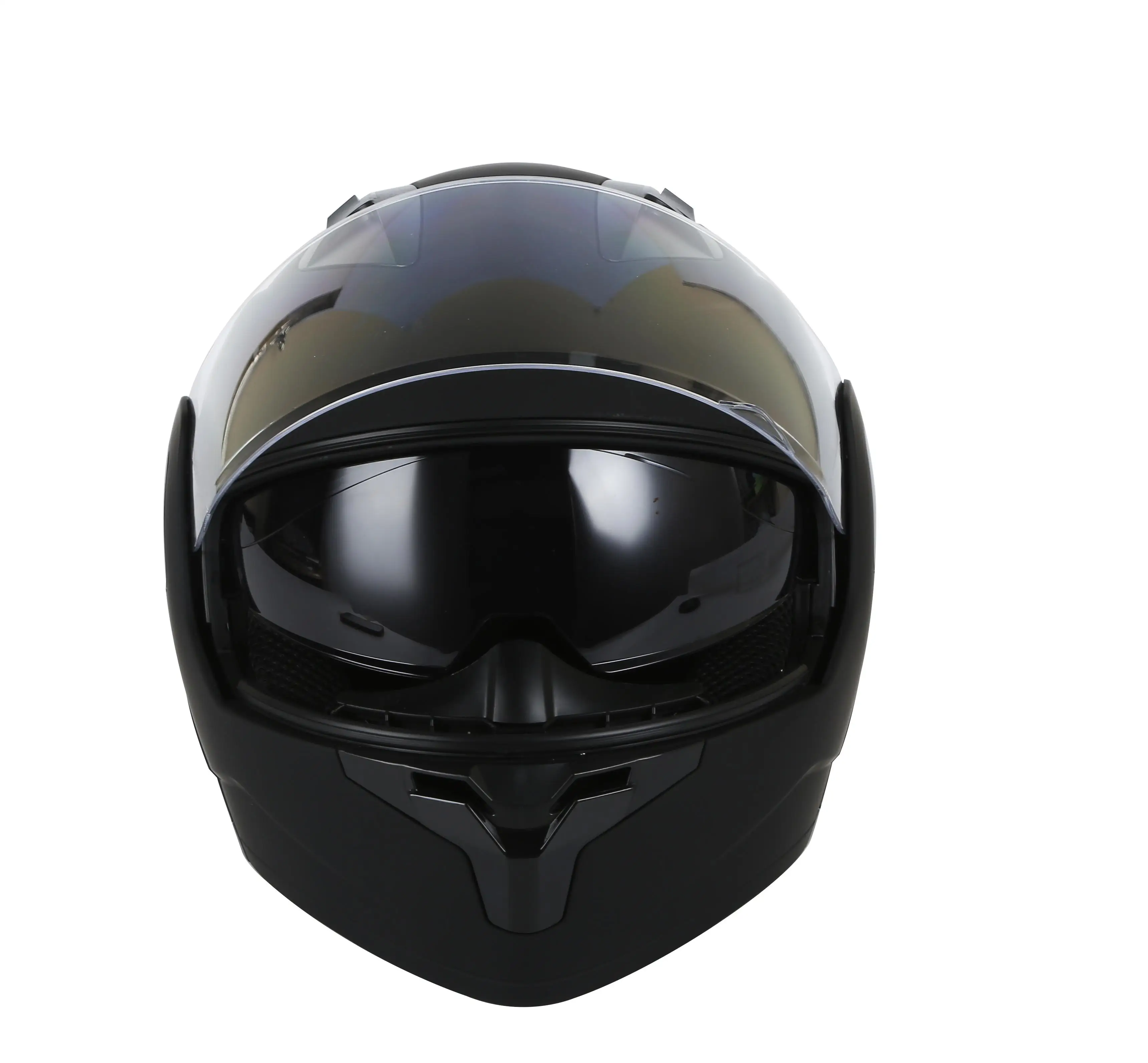 DOT approved motorbike modular helmets with flip up double visors with OEM service