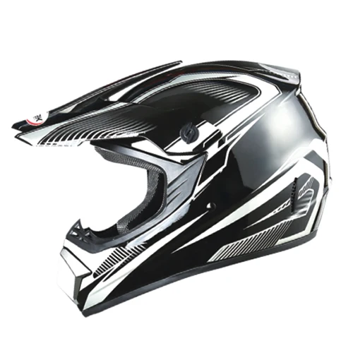 
Wholesale price fancy stylish pp material motorcycle black off-road helmets 