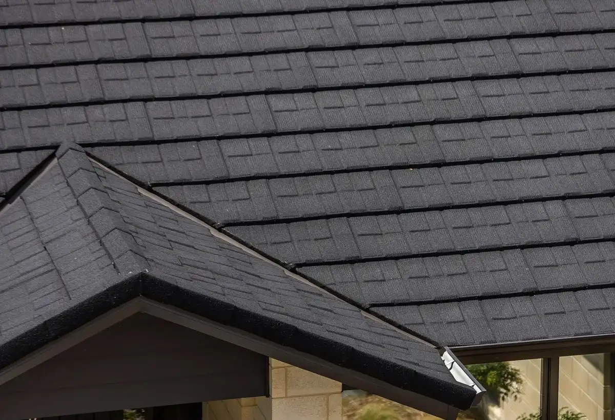 CE Stone Chips Coated Alu Zinc Stone Coated Shingle Metal Color Roof Tile To Africa