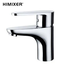 HIMIXER small MOQ CUPC single handle toilet faucet wall mounted brass basin faucets