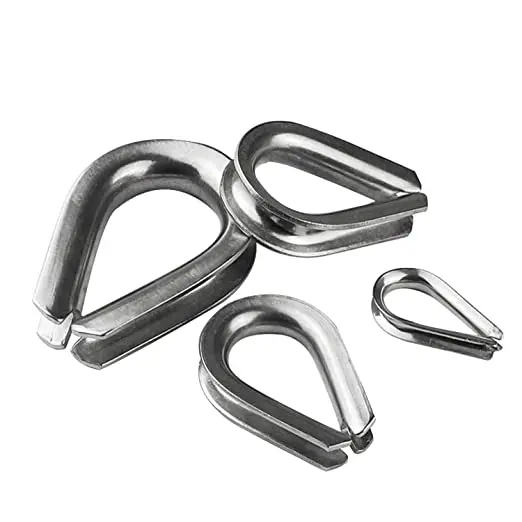 Factory G414 Wire Rope Thimble AISI304/316 Stainless Steel Thimble for Rope 1/8~3/2