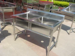 Commercial Restaurant Custom Size 304 Stainless Steel Kitchen Sink