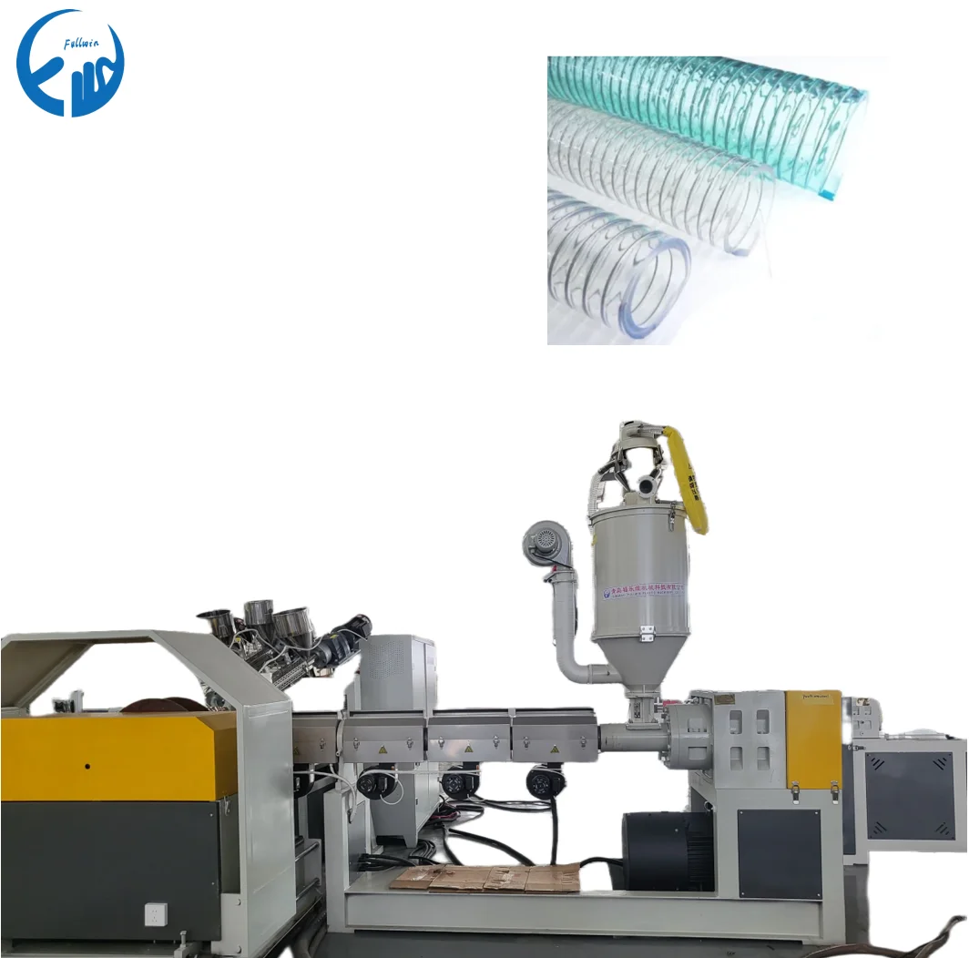 PVC Fiber And PVC Steel Reinforced Hose Production Line Plastic Hose Extruder PVC Steel Wire Hose Making Machine