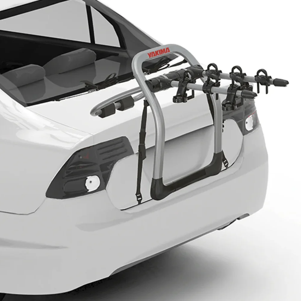 bike racks car trunk bicycle rack carrier mounts 3 bikes silver