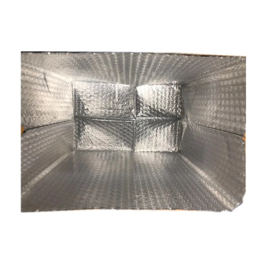 Meat Frozen Food Packing Thermal Insulated Cardboard Box For Cold Chain Transportation