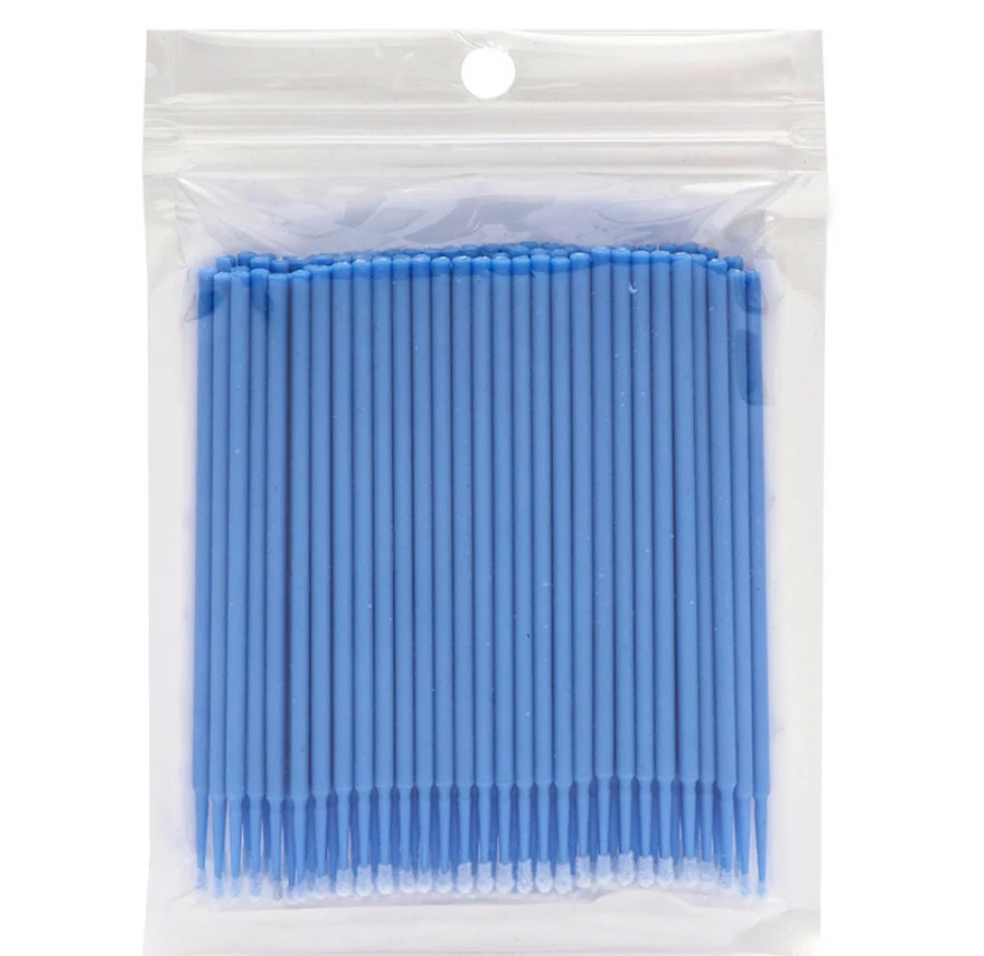 Disposable grafted eyelash cleaning cotton swab intimate makeup micro brush