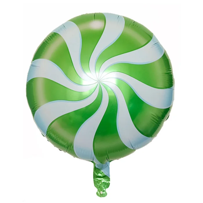 18 inch Windmill lollipop shape Aluminum foil balloon birthday party decorate Round lollipop balloon children toys wholesale