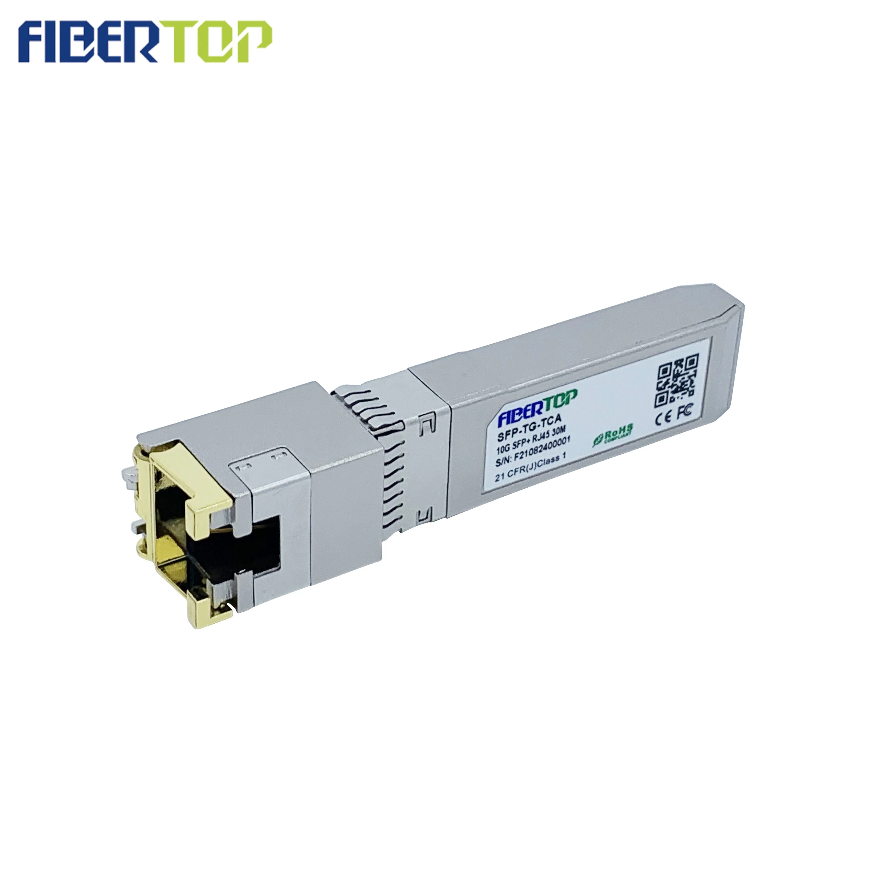 Fibertop меди модуль поставщик 10g sfp + возможностью погружения на глубину до 30 м медь RJ45 для H3C SFP-XG-T оптический трансивер