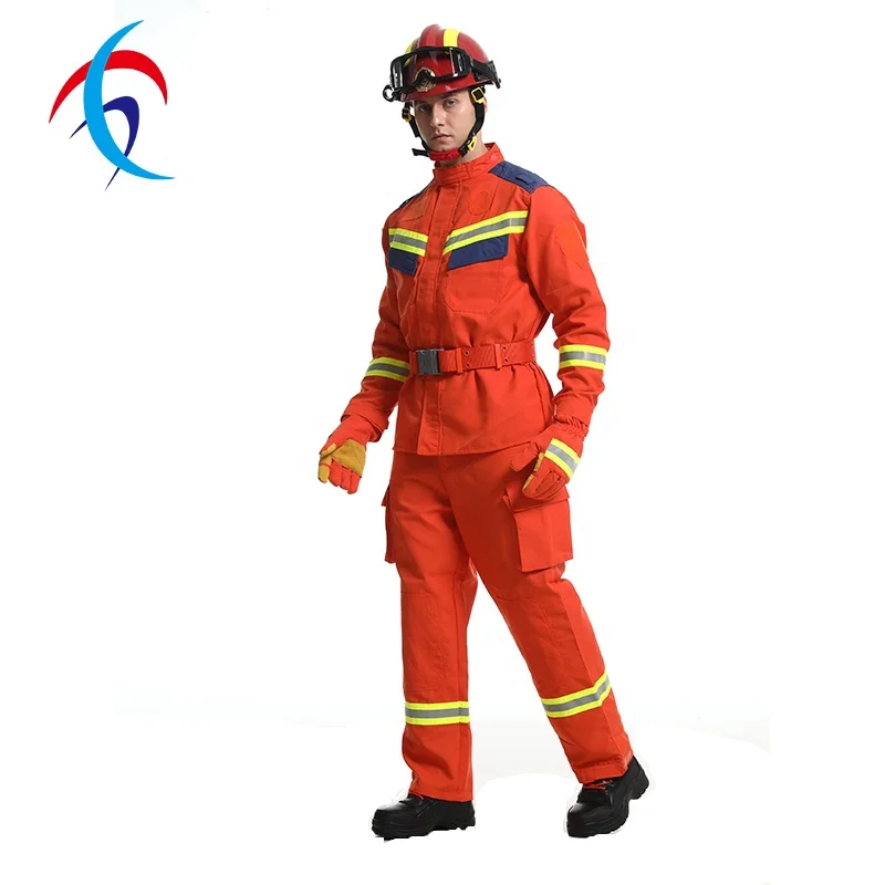 New Factory Design Personal Protection Equipment Fire Fighting Clothing for Fireman Rescue Frost Fire Fighting