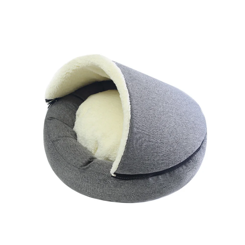 
New Semi-closed Warm Pet Cat Beds Kitty Sleeping Mat Pet Cat And Dog Furniture Bed 