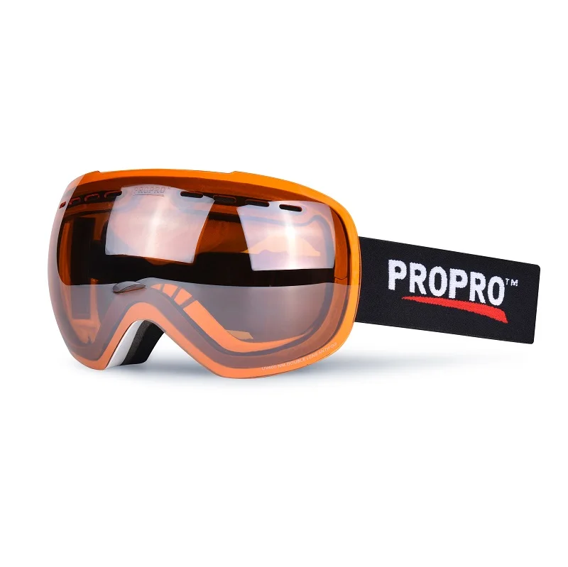 Professional Durable skiing Sports Eyewear Anti-fog lens snow ski Protector Detachable Mirror Coating