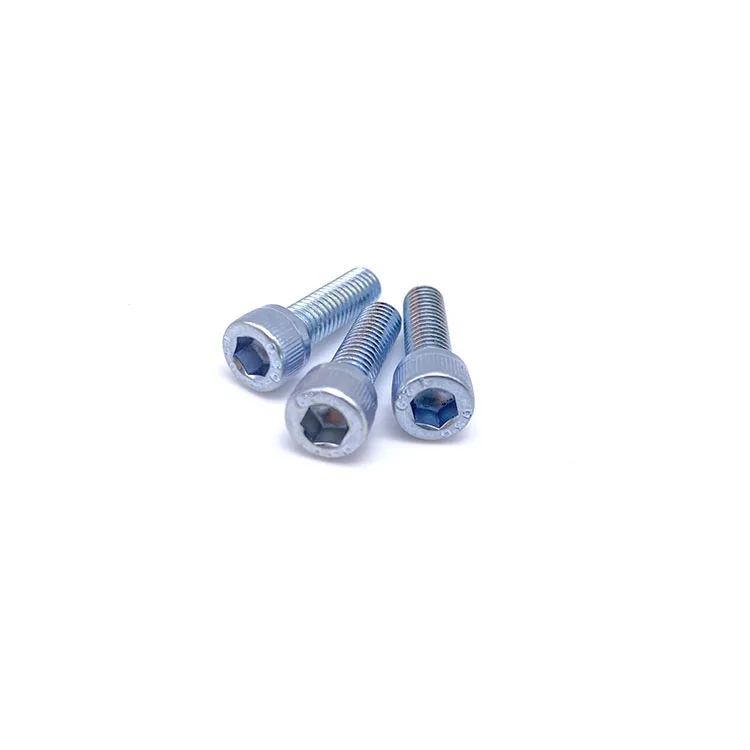 High Strength 12.9 Grade Flat Knurled Steel Galvanized Din 912 M6 M8 M10 M12 Hex Socket Head Cap Screw