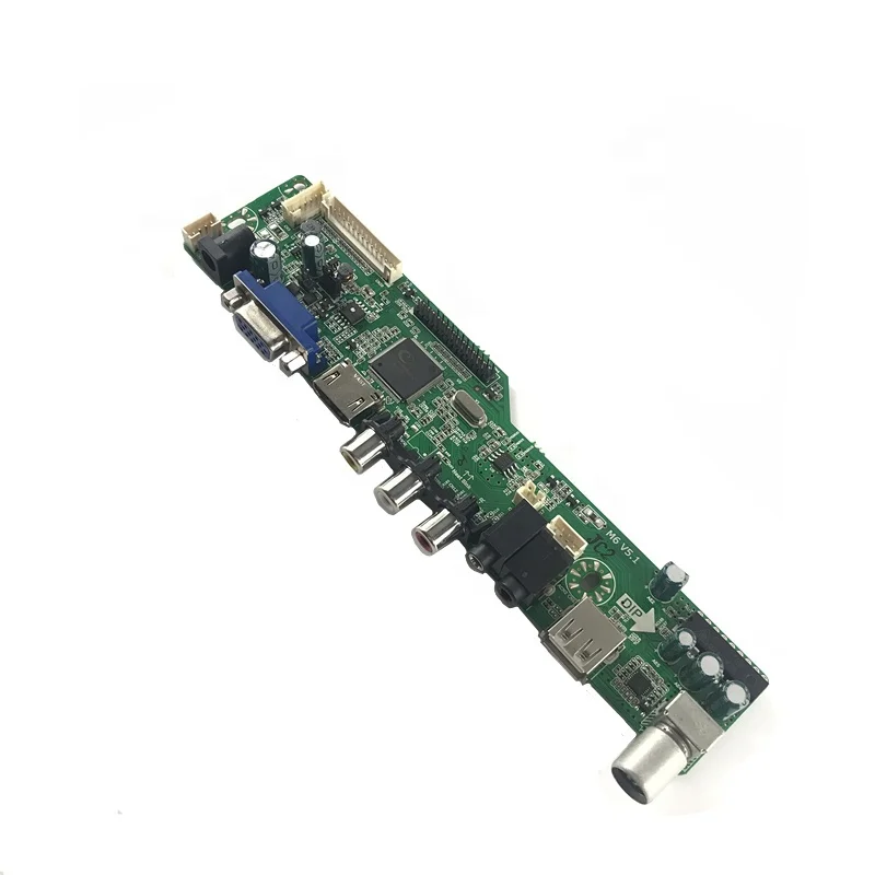  Плата контроллера для ЖК-дисплея M6 V5.1 USB AV аудио поддержка 1920x1080 ЖК-панель с ТВ сигналом PAL