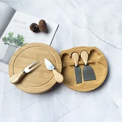 Professional Low Cost Popular Bamboo Wine Rock Cheese Cutting Board