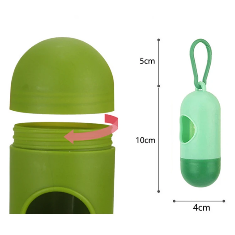 Wholesale Eco Dog Waste Bags with Dispenser and Leash Clip