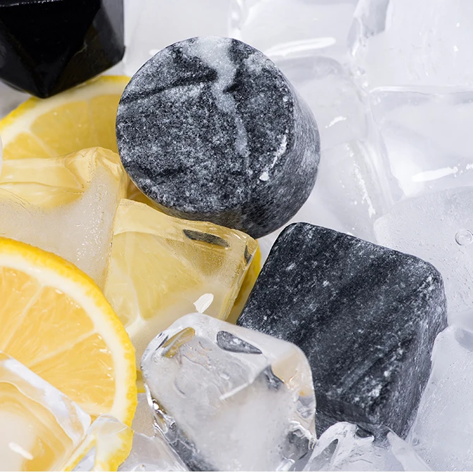 Modern Design Ice Wine Stone with 1-Year Warranty Brushed Surface Finish for Office Building Application