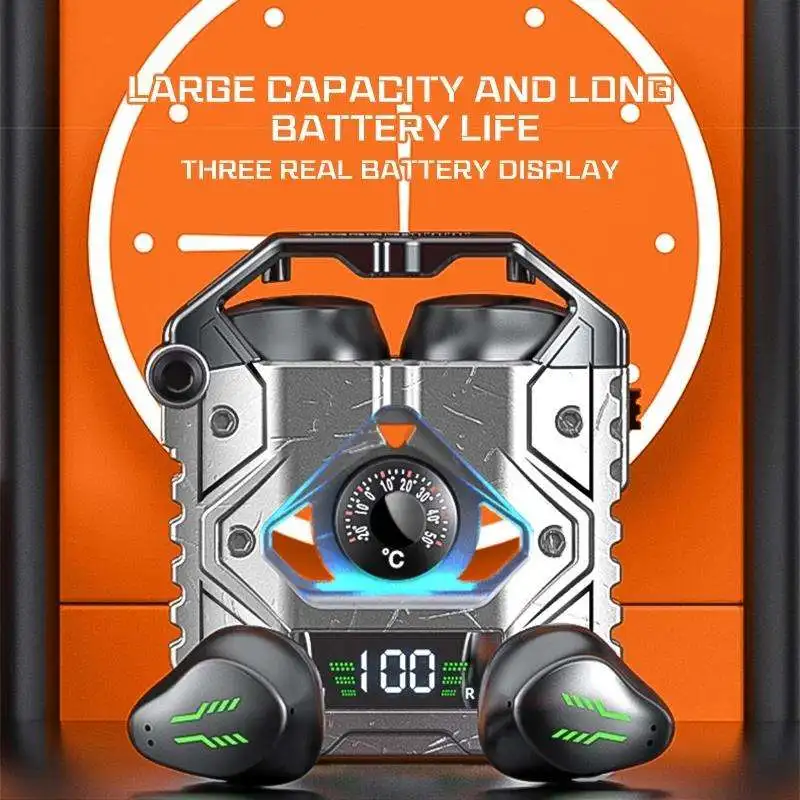 Original H9 TWS BT5.3 RGB Gaming Headsets Low Latency True Stereo Wireless Earbuds ENC Noise Cancelling Headphones Earphones