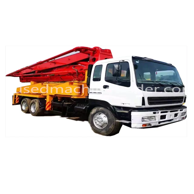 USED JAPAN BRAND  CONCRETE PUMP TRUCK 37M 46M RIGHT HAND DRIVE RHD