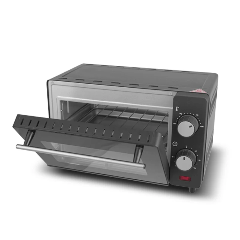 Portable 9L Capacity Retro Knob Oven Fast Cooking Toasting Toaster Ovens