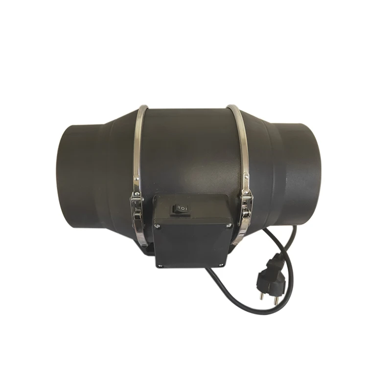 Duct Fan High Quality Commercial Exhaust Ventilation Black Duct Fan Wholesale