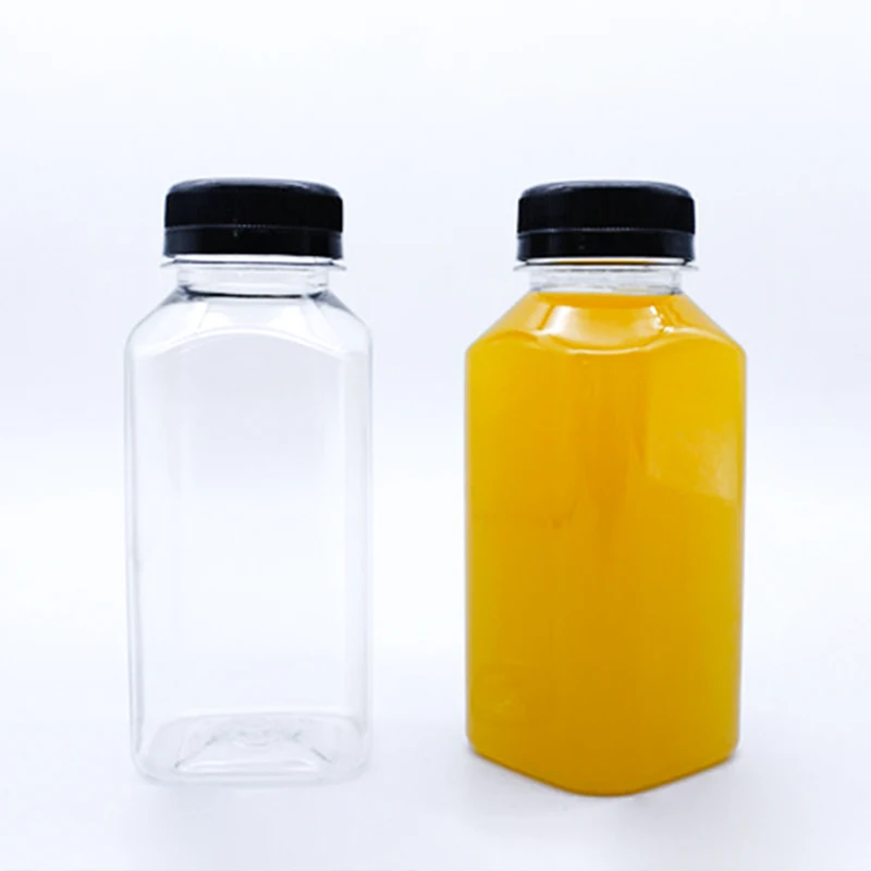 250ml 500ml Disposable Plastic Juice Drinking Bottles For Beverages