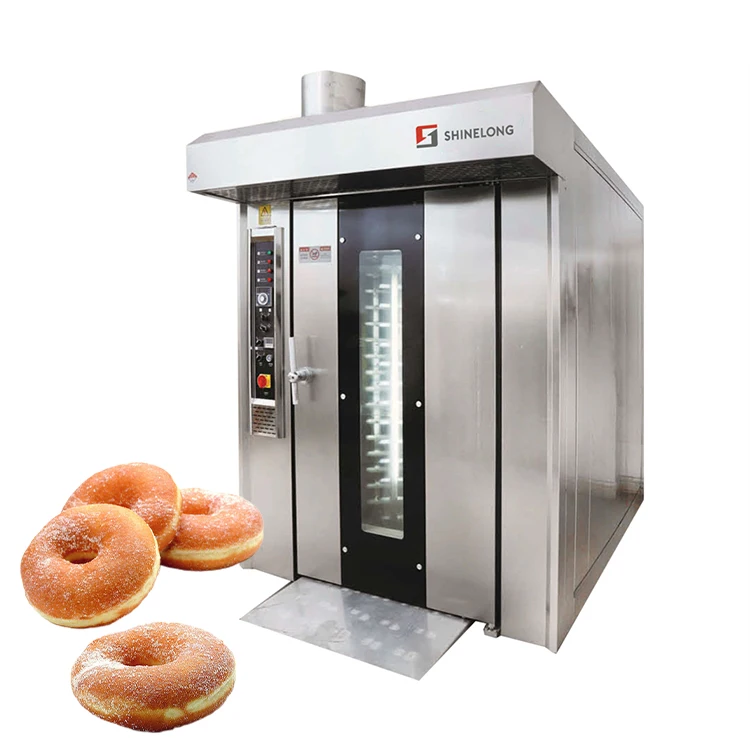 Industrial Rotary Oven Bread Baking Commercial Bread Cookie 32 Trays Rack Rotary Oven For Bakery