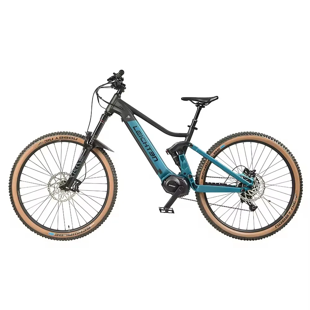 EMTB 29Inch Electric Bicycle with 250W MID Motor fast electric mountain bike Full Suspension 11-Speed and Carbon Frame ebike