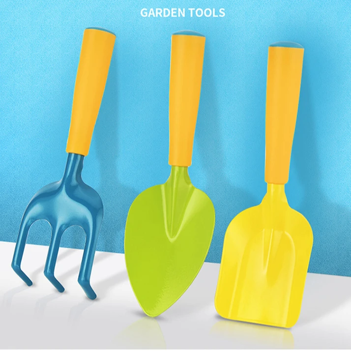 Индивидуальные Грабли Набор инструментов мини садовые инструменты нержавеющая сталь сад копания ручные набор для маленьких детей