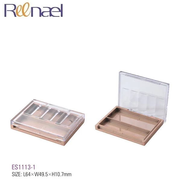 5 color packaging for moisturizing lipstick cream waterproof lip gloss frozen empty eyeshadow lipstick palette plastic case