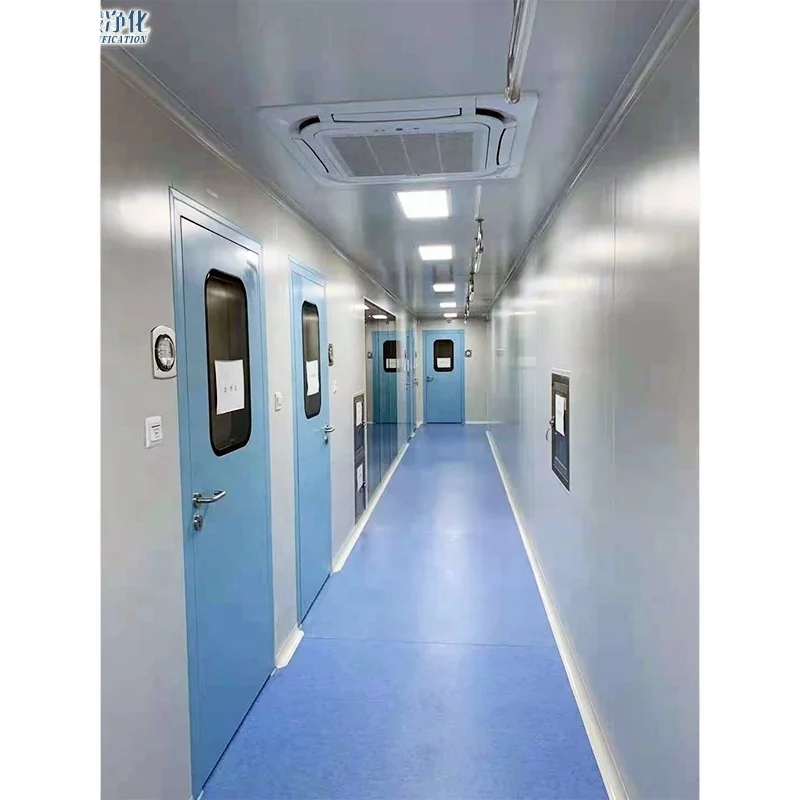 Laboratory clean build cleanroom project GMP Pharmaceutical clean room solution