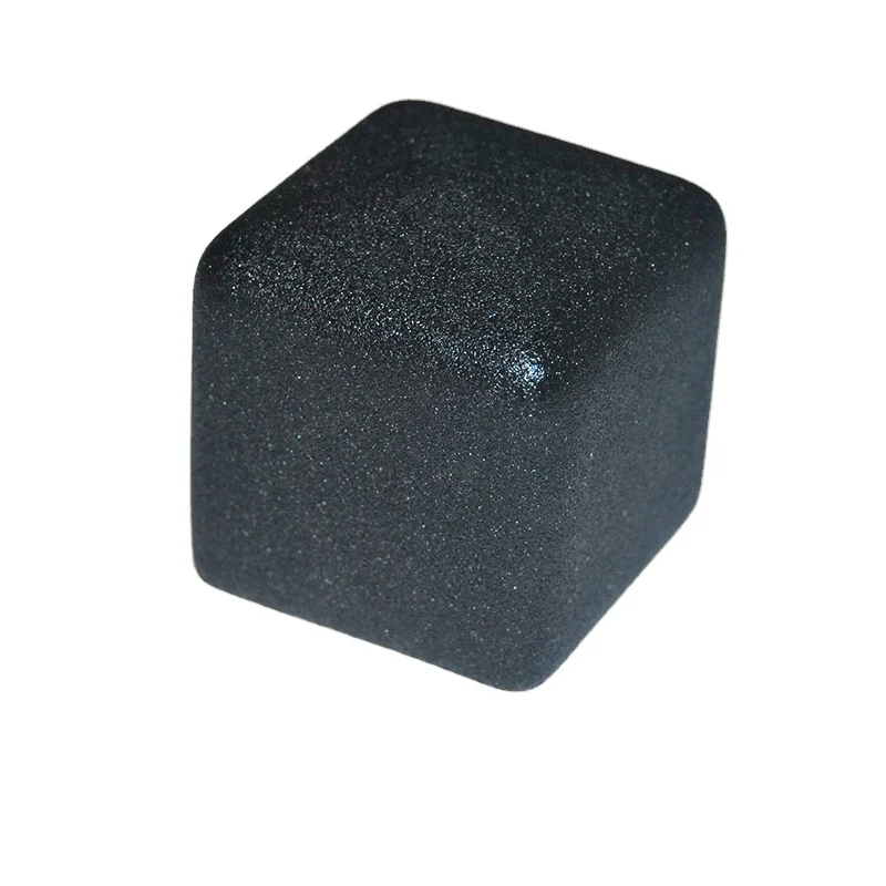 
1inch black Square vinyl end cap multi color pvc end caps plastic dust cap for snooker chalk 