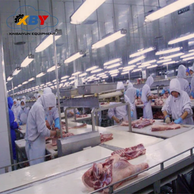 Good Service Beef Cow Slaughter Machine Price Plant Killing Quartering And Circular Breaking Saw Of Cattle Abattoir Equipment