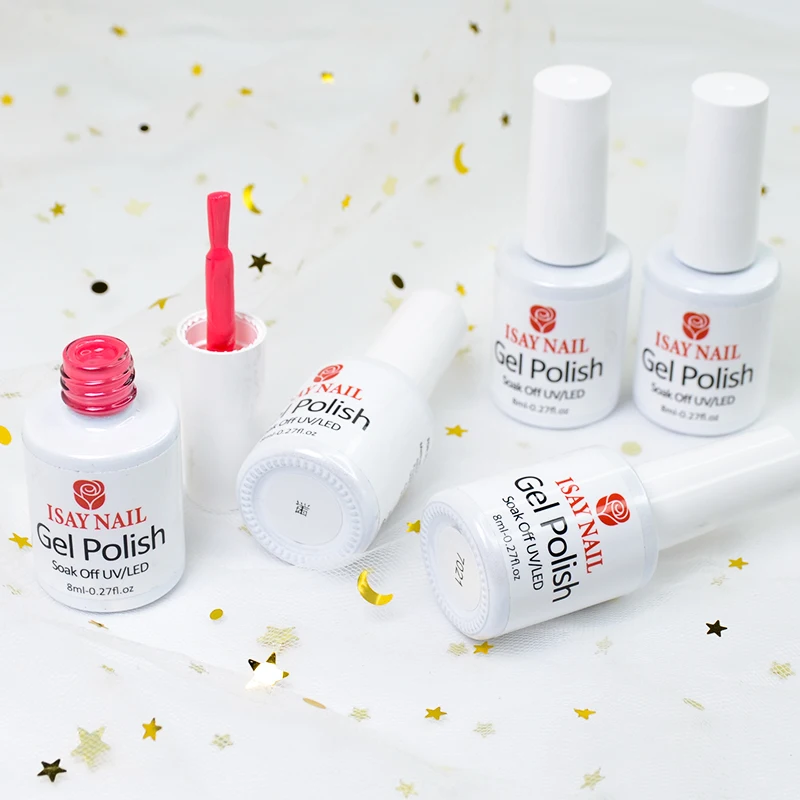 High Quality 8ml UV Glitter Nail Gel Polish Colors Peel off Nail Polish Wholesale Base Coat Top Coat Custom Logo