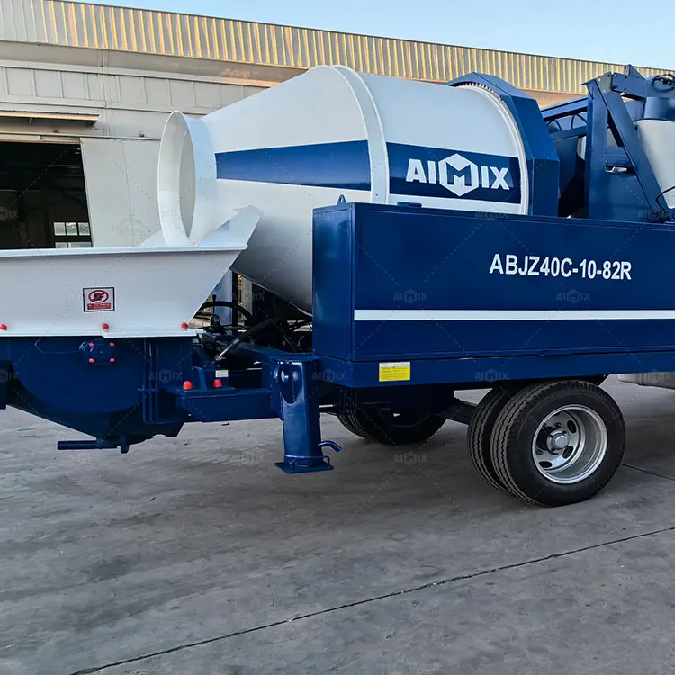 Diesel Engine 40m3/h Concrete Pump And Mixer For Sale Malaysia