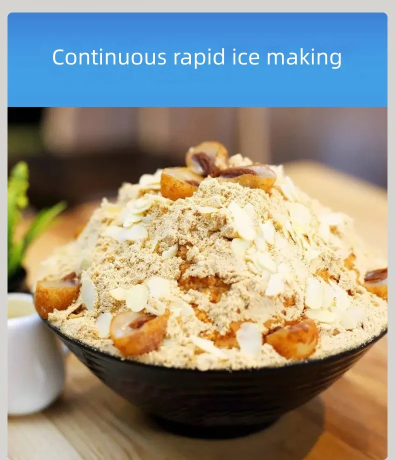 DAIXI snow ice machine commercial stall ice machine and ice machine milk tea shop equipment