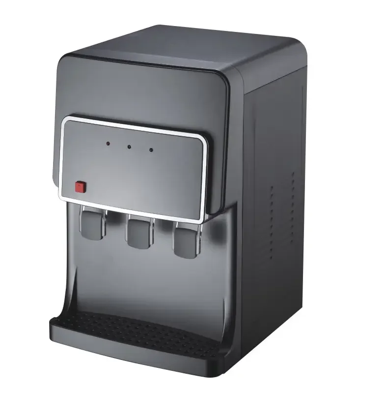 Настольный дешевый электронный охлаждающий дозатор для горячей/холодной/теплой воды с тремя смесителями