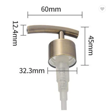 304 Stainless Steel Zinc Alloy Bronze 28MM  Pump Liquid Soap Dispenser