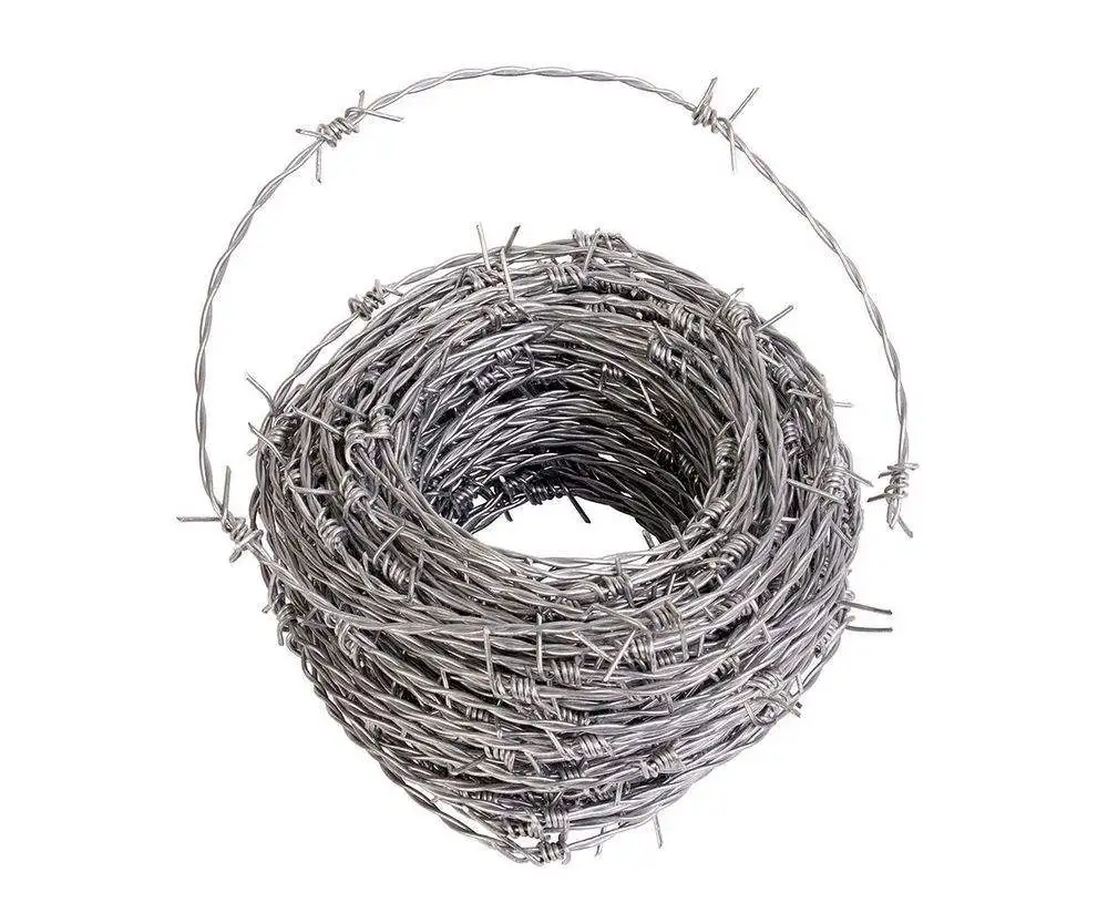 high quality hot dip galvanized barbed wire roll mesh fence manufacturer factory wholesale good price for border anti climb