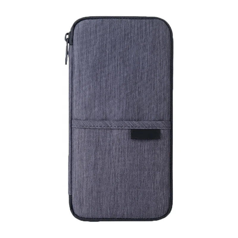Fashion Design Travel Card Holder High Quality Polyester RFID Passport Holder Passport Cover