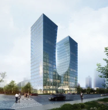 3d rendering building photo for sponge city design and building solution and planning with air view and night view photos