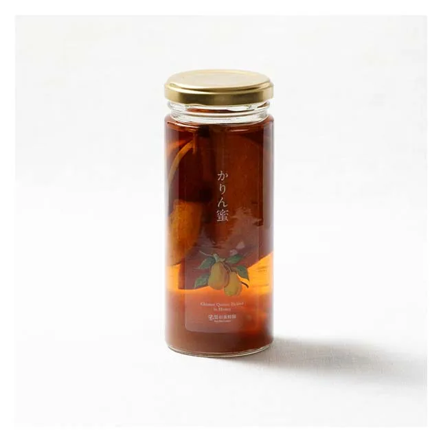 Retain quince flavor private label really raw honey preserved fruit