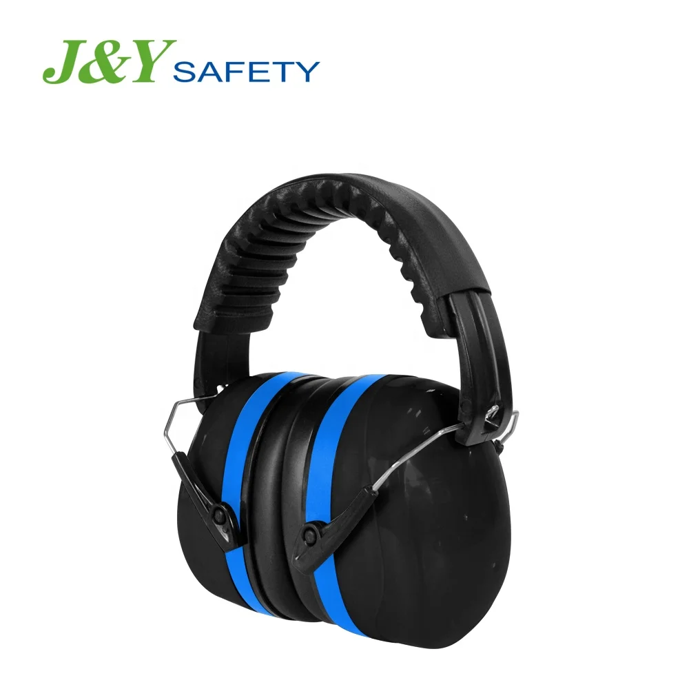 CE EN352 ANSI S3.19 Australia Certified Luxury Ear Muffs Folding Earmuffs With ABS Cups Telescopic Arms