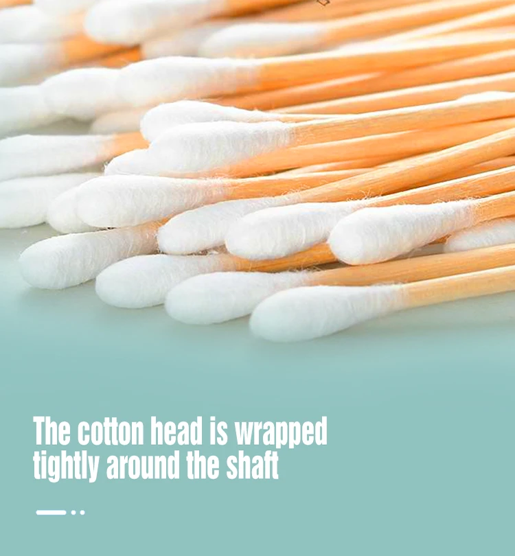 Custom label Good quality q-tips cotton swabs for eyeliner cotton bud manufacturers in china