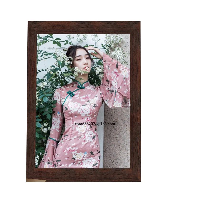 Wholesale cheap art black 3D deep shadow box frame for wall decoration picture frame in MDF wooden large size photo frame 12x16